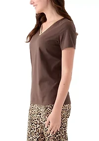 Women's Short Sleeve V-Neck T-Shirt