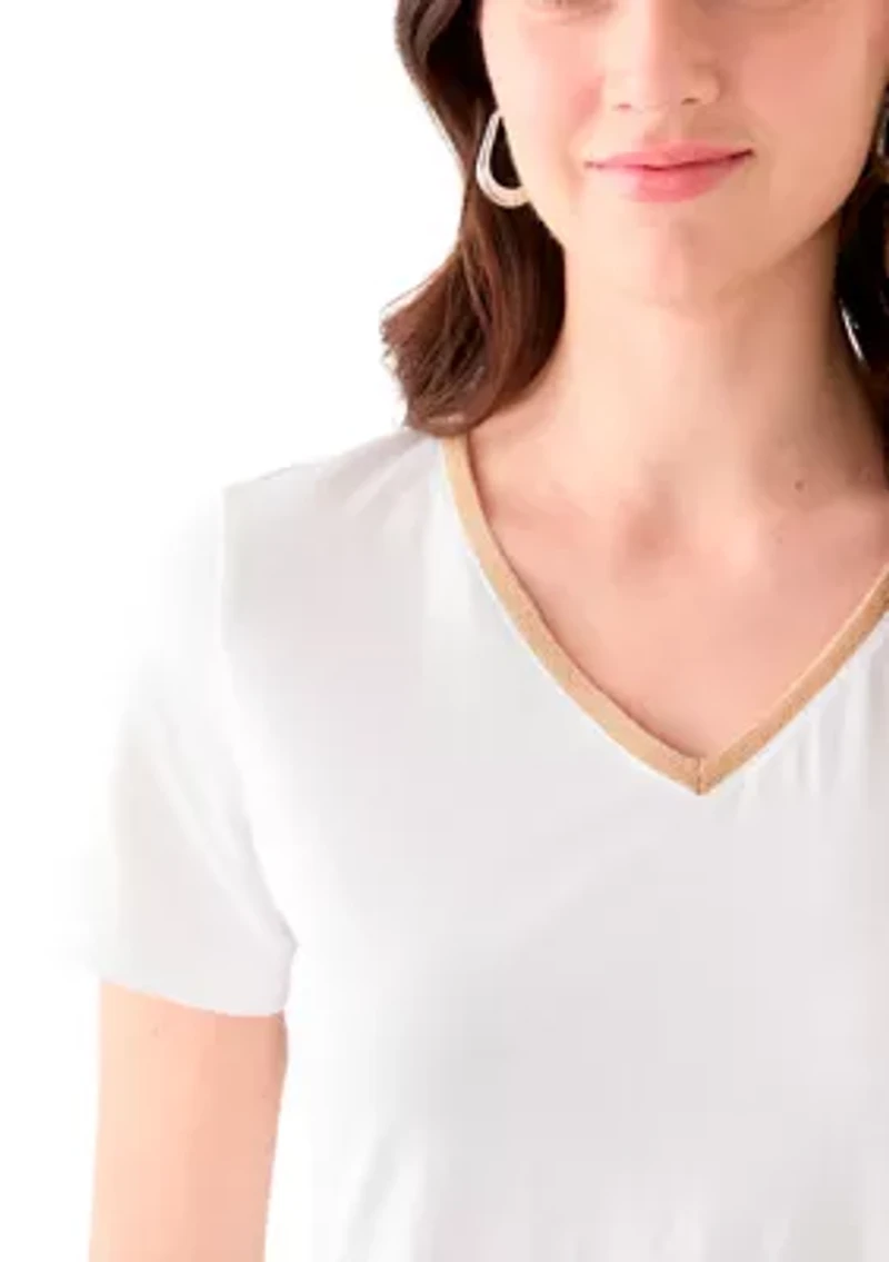 Women's Short Sleeve V-Neck T-Shirt