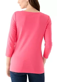 Women's Cutout Detail Top