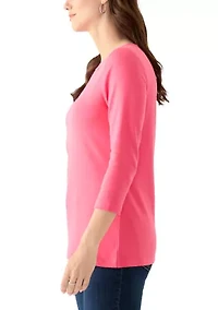 Women's Cutout Detail Top