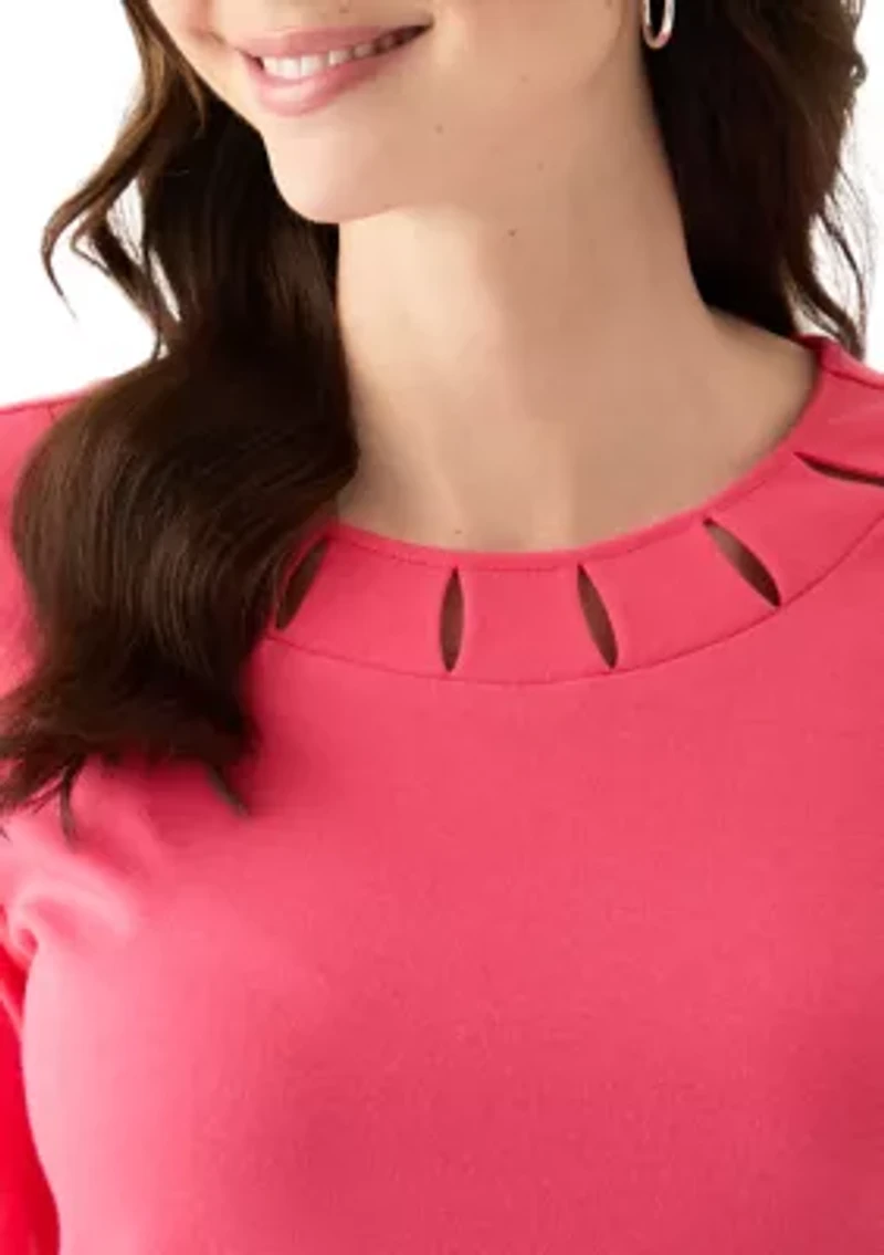 Women's Cutout Detail Top