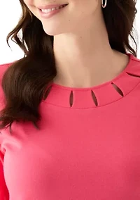 Women's Cutout Detail Top