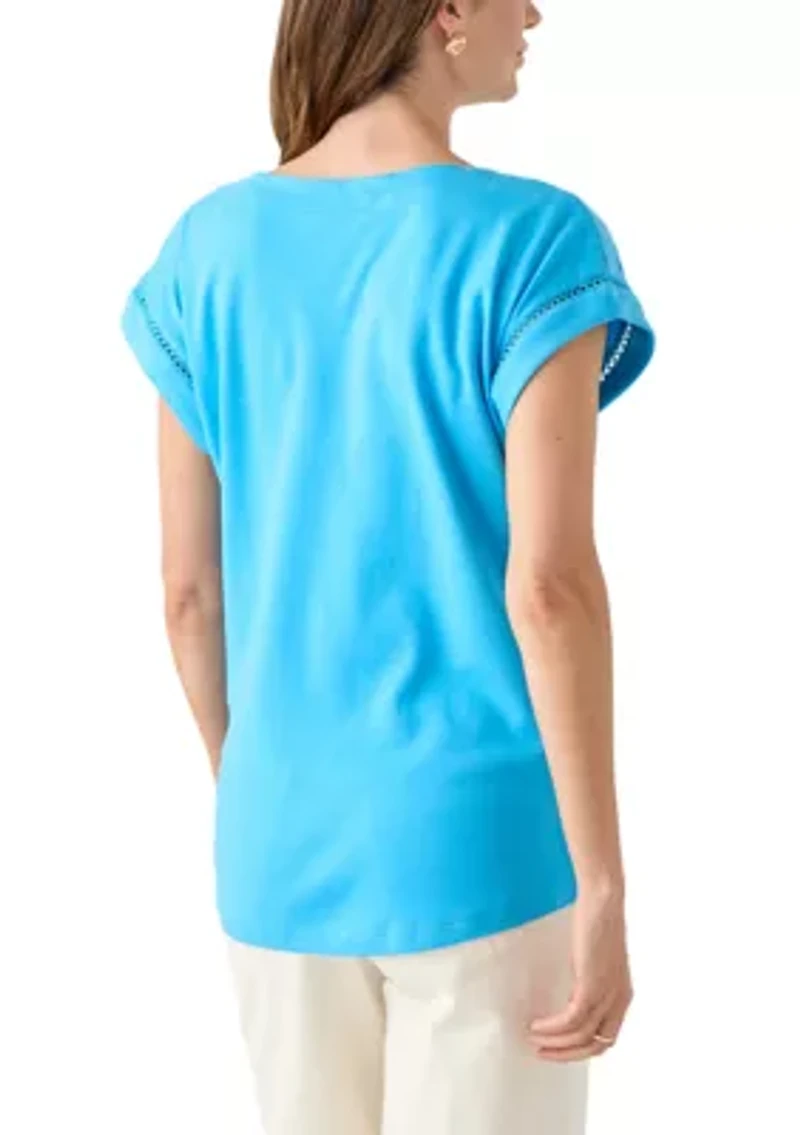 Women's Inset Trim T-Shirt