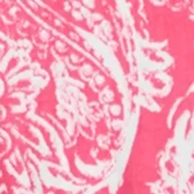 Women's Printed Keyhole Top