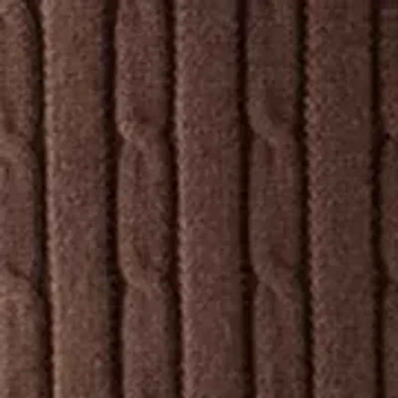 Women's Long Sleeve Cable Crew Neck Sweater