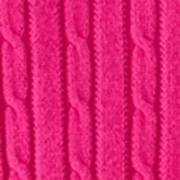 Women's Long Sleeve Cable Crew Neck Sweater