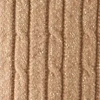 Women's Cable Knit Lurex Sweater