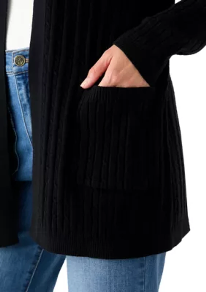 Women's Cable Knit Cardigan