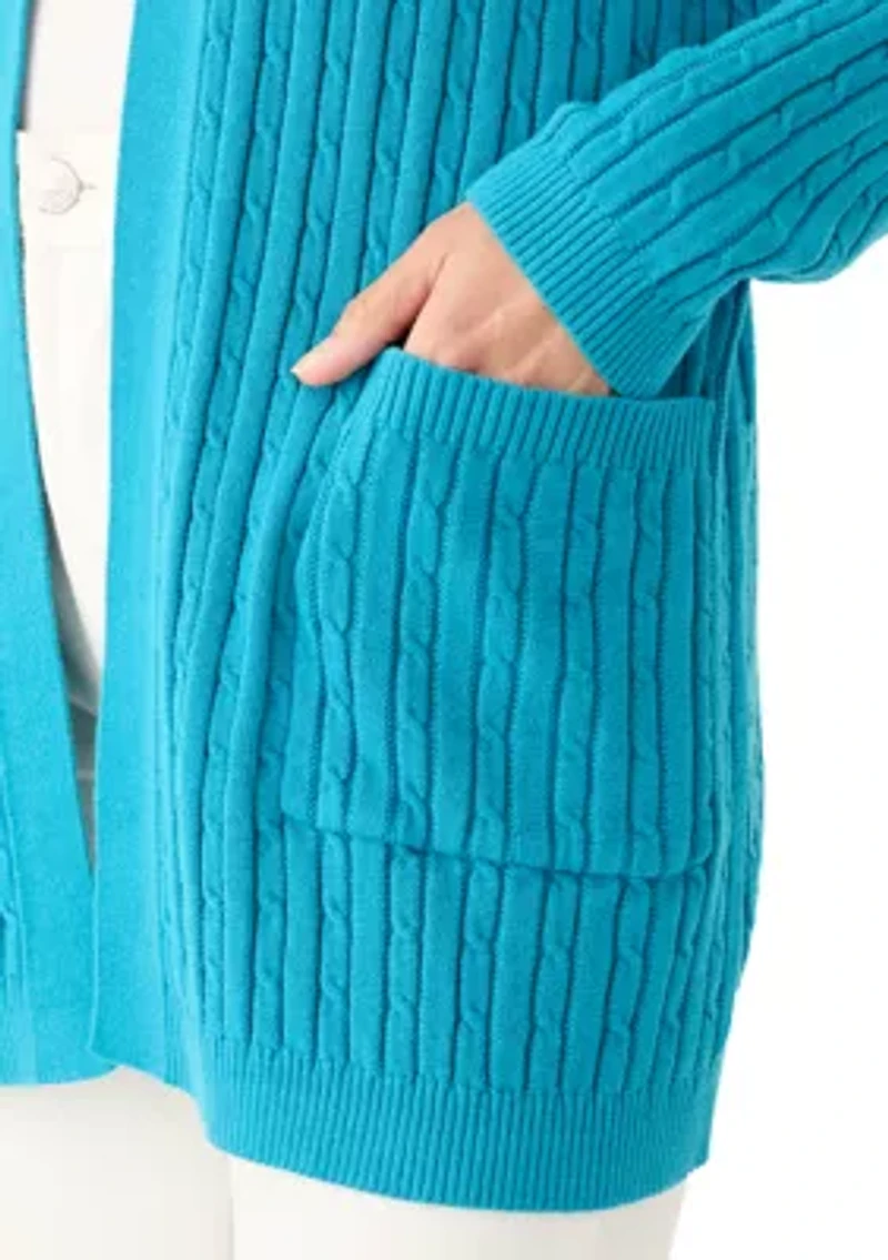 Women's Cable Knit Cardigan