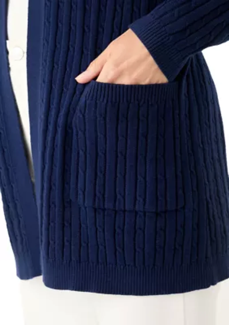 Women's Cable Knit Cardigan