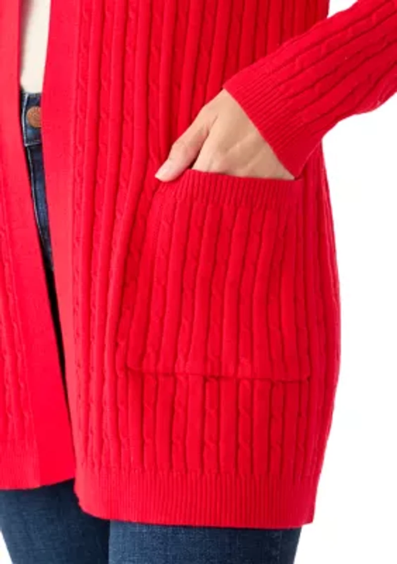 Women's Cable Knit Cardigan