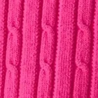 Women's V-Neck Cable Knit Sweater