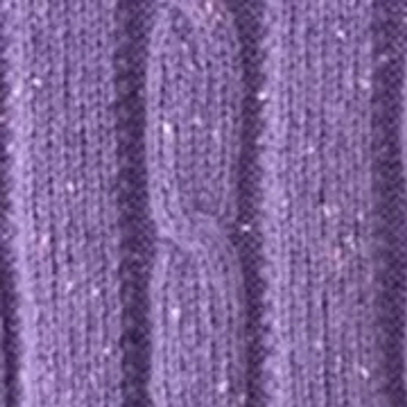 Women's Cable Knit V-Neck Sweater
