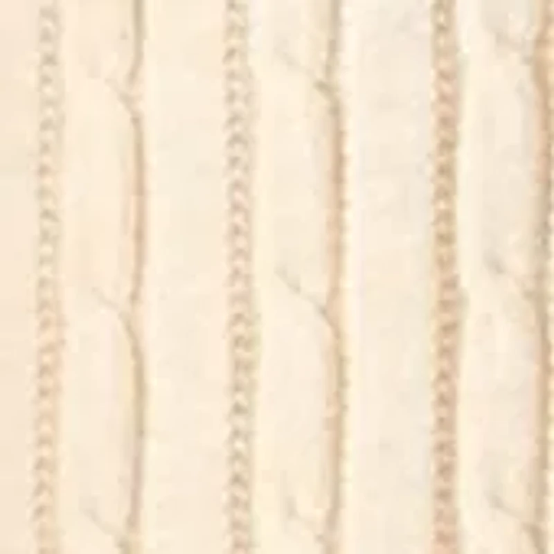 Women's Long Sleeve Cable Turtleneck Sweater