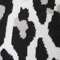 Women's Animal Printed Jacquard Knit Sweater