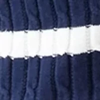 Women's Long Sleeve Cable Stripe Cardigan