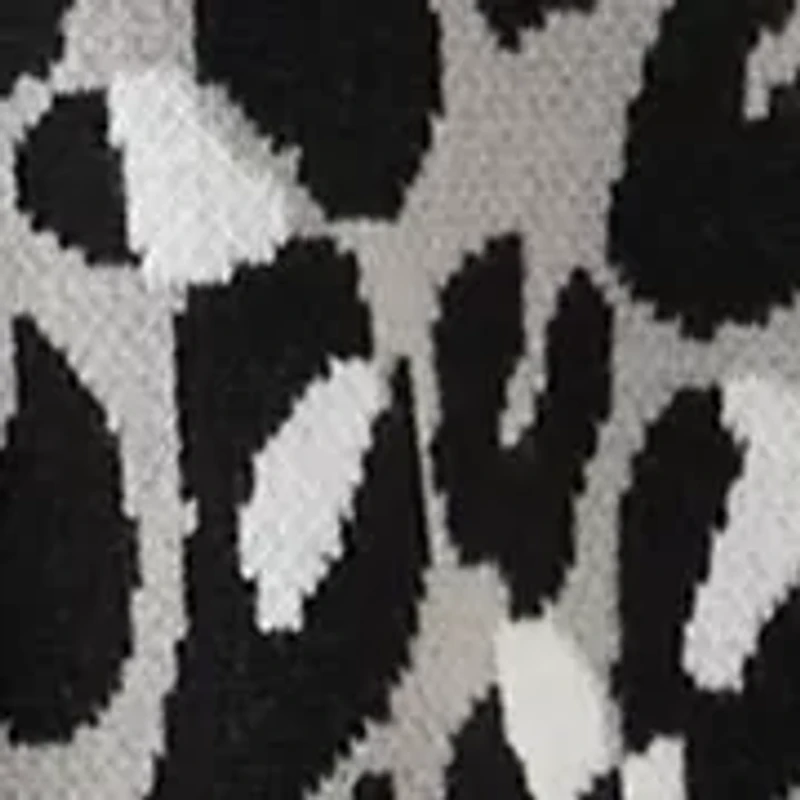Women's Printed Jacquard Knit Cardigan
