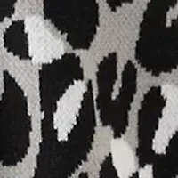 Women's Printed Jacquard Knit Cardigan