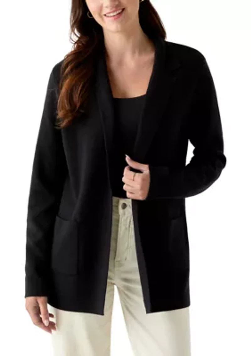 Women's Open Front Sweater Blazer