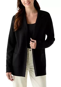 Women's Open Front Sweater Blazer