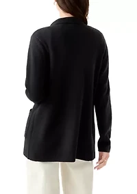 Women's Open Front Sweater Blazer