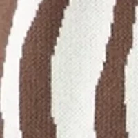 Women's Long Sleeve Jacquard Cardigan