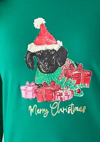 Women's 3/4 Sleeve Christmas Lights Graphic T-Shirt