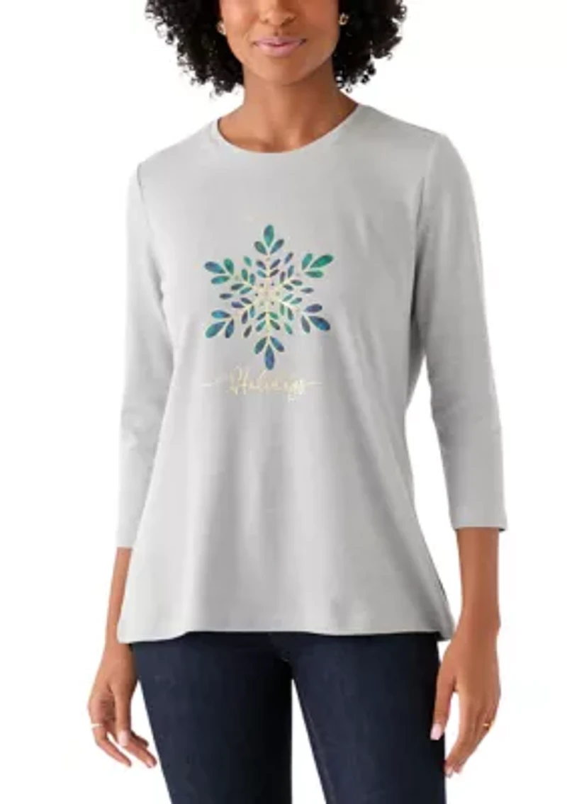 Women's Snowflake Graphic Shirt
