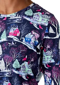 Women's Long Sleeve Printed Shirt