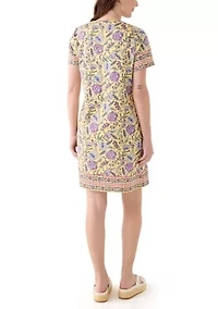 Women's Border Printed Dress