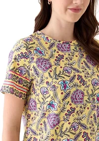 Women's Border Printed Dress