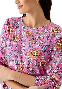 Women's Border Printed Dress