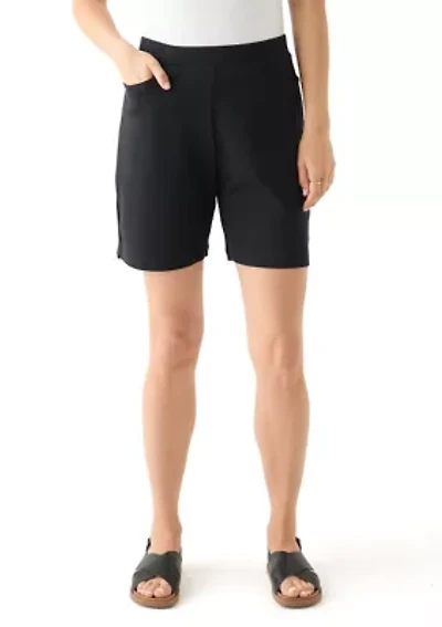 Women's Knit Solid Shorts