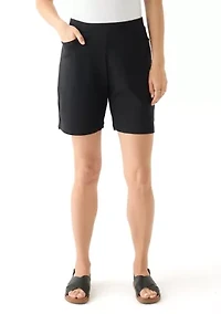 Women's Knit Solid Shorts
