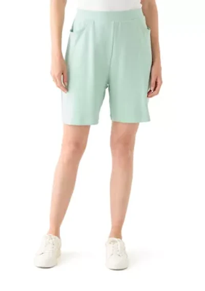 Women's Knit Solid Shorts