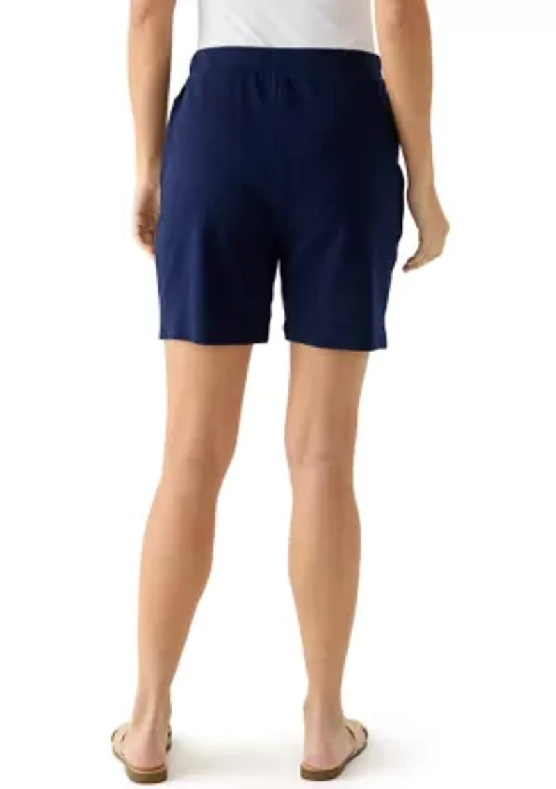 Women's Knit Solid Shorts