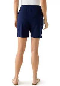 Women's Knit Solid Shorts