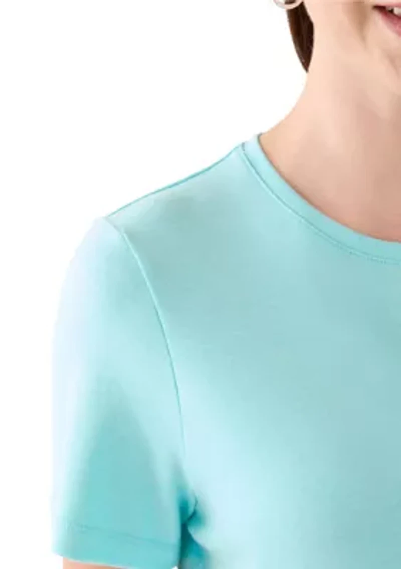 Women's Short Sleeve Heather Cotton T-Shirt