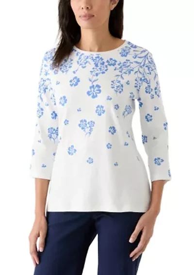 Women's Placement Printed Top