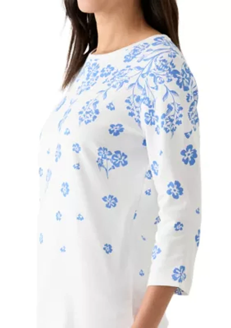 Women's Placement Printed Top