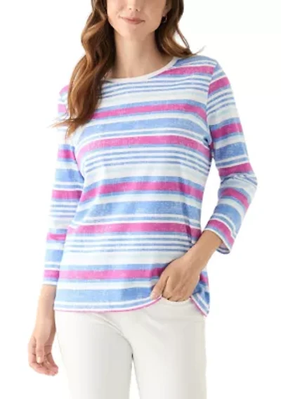 Women's Stripe Printed T-Shirt