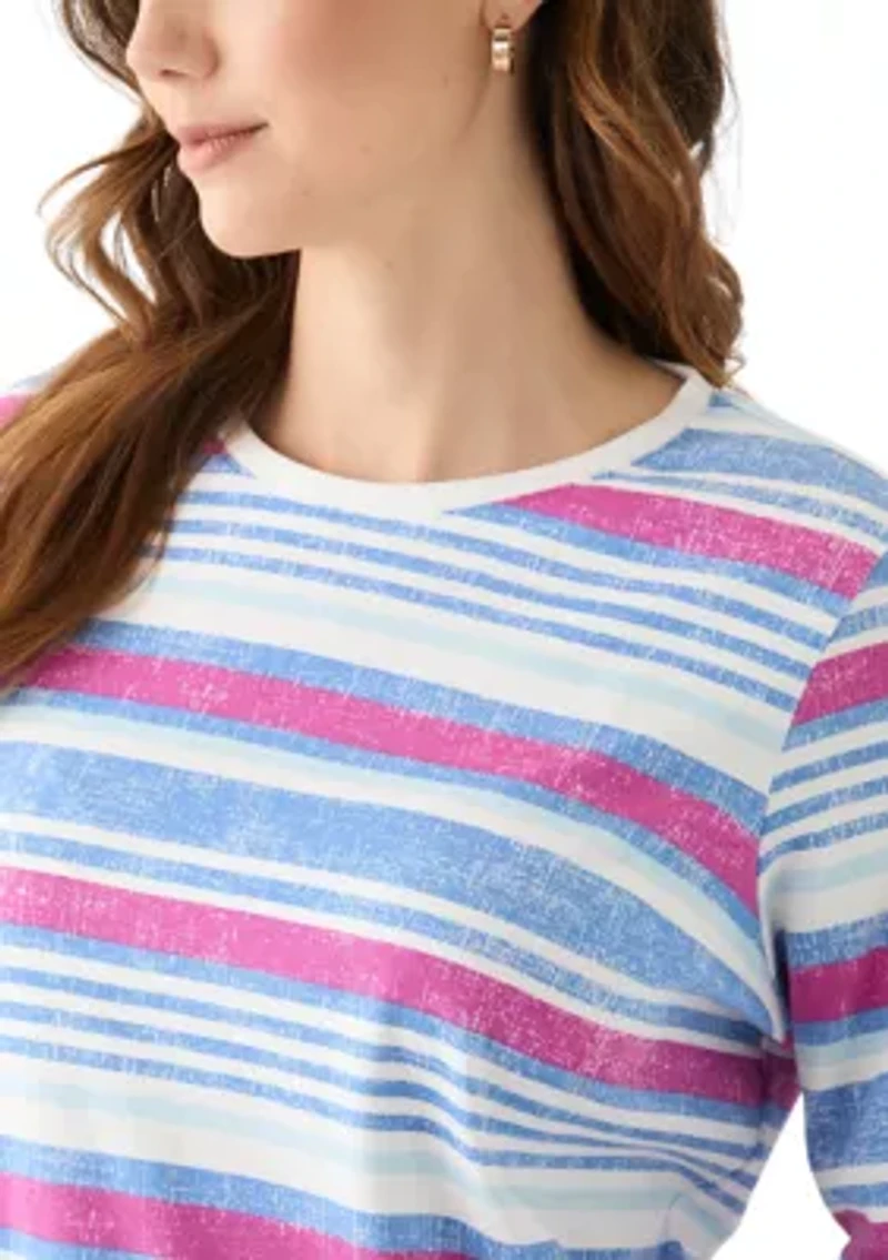 Women's Stripe Printed T-Shirt