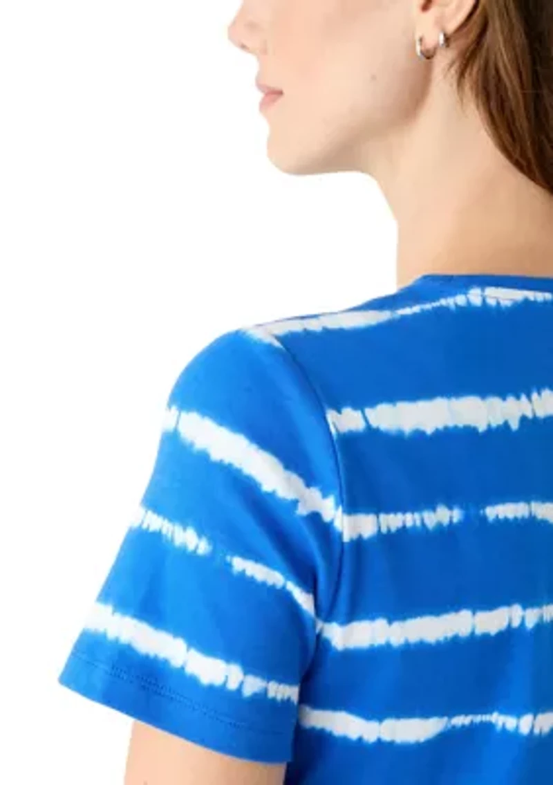 Women's Short Sleeve Crew Neck Printed T-Shirt