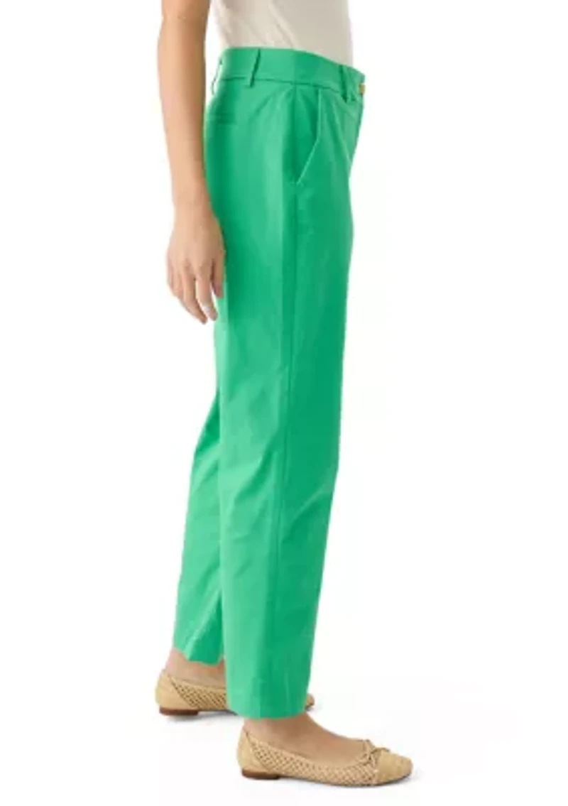 Women's Solid Chino Pants