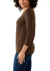 Women's Solid T-Shirt