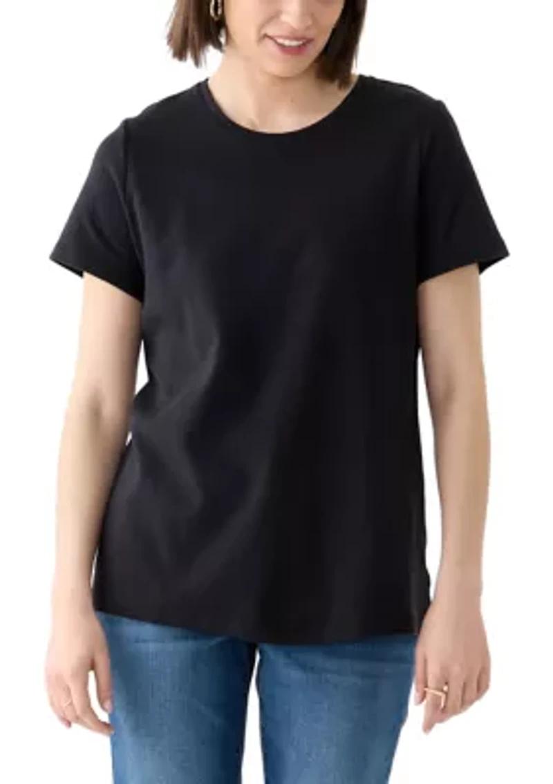 Women's Short Sleeve Solid T-Shirt