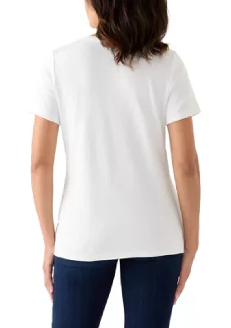 Women's Short Sleeve Solid T-Shirt