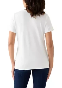 Women's Short Sleeve Solid T-Shirt