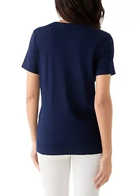Women's Short Sleeve Solid T-Shirt