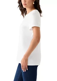 Women's Short Sleeve Solid T-Shirt